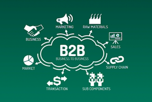 What are the 4 types of e-commerce Business-to-business(B2B)